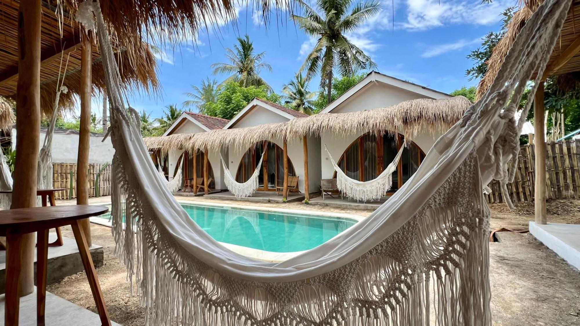 Rumah Canaria Bungalow Gili Trawangan Exterior foto