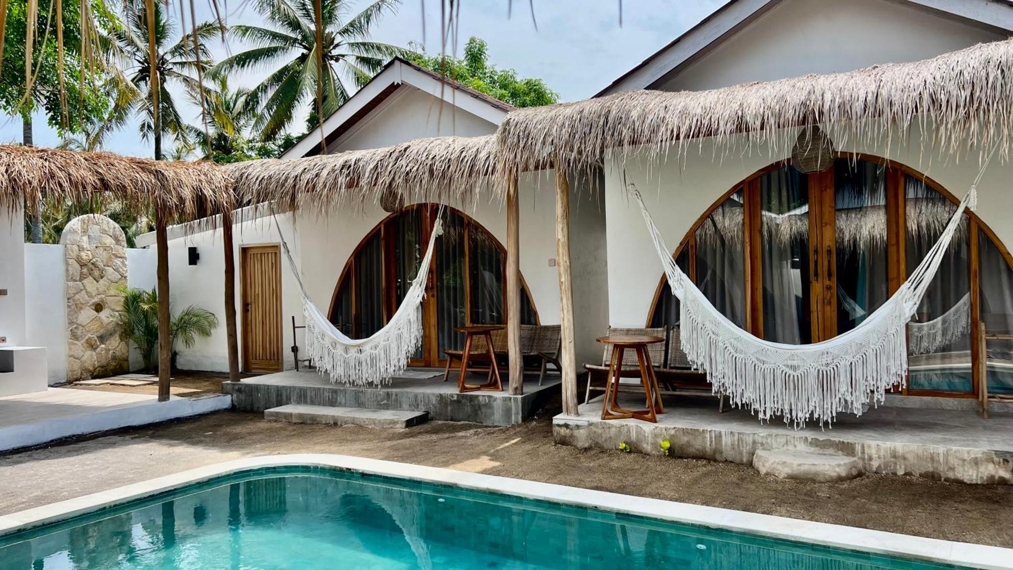 Rumah Canaria Bungalow Gili Trawangan Exterior foto