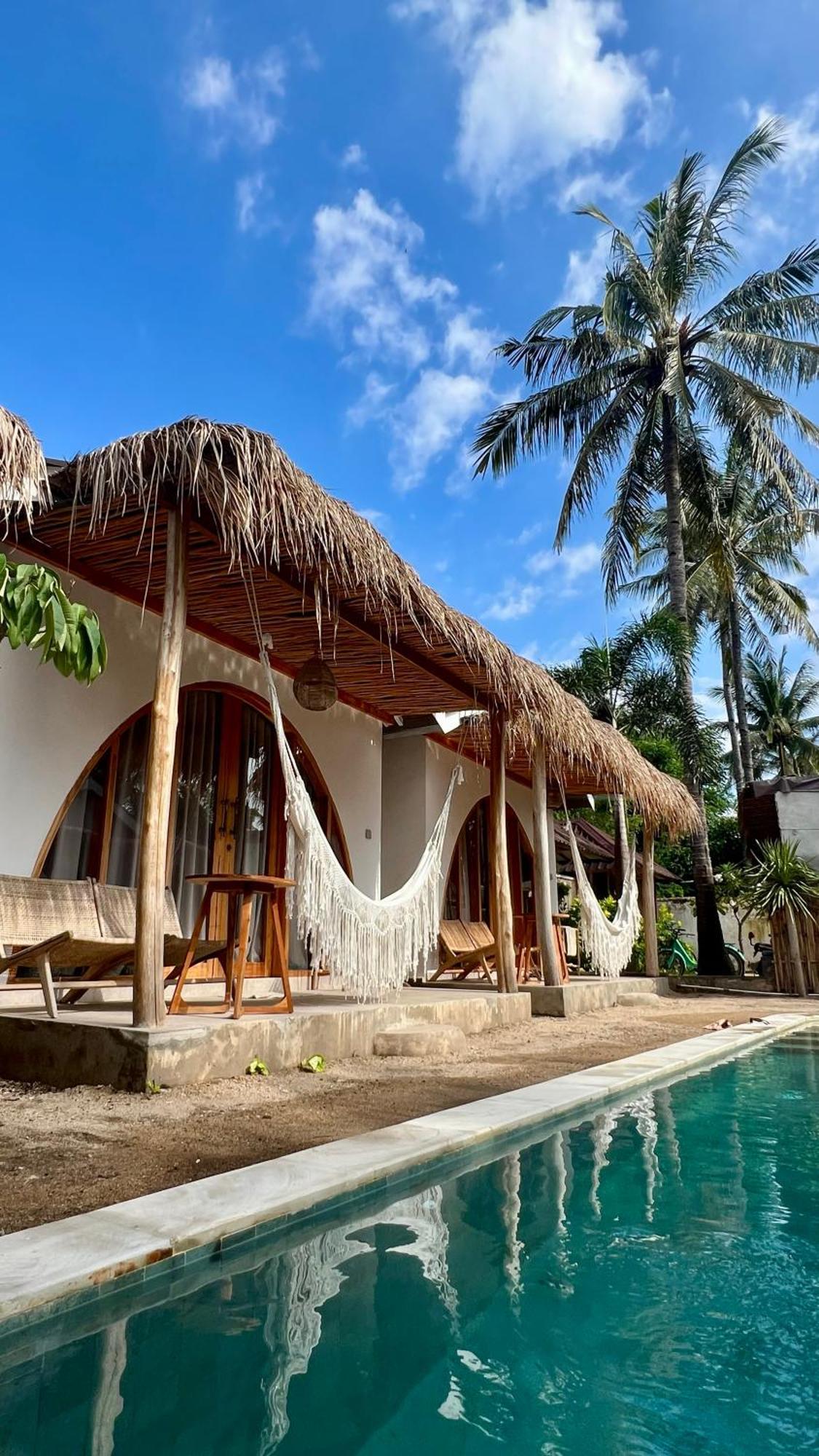 Rumah Canaria Bungalow Gili Trawangan Exterior foto